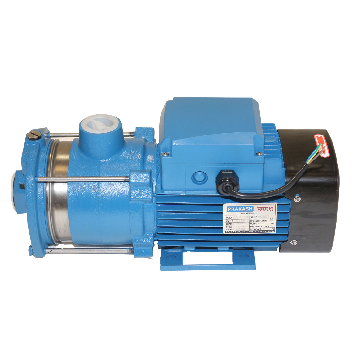 Prakash 1.0 HP Horizontal Multistage Pump PHMP10-20