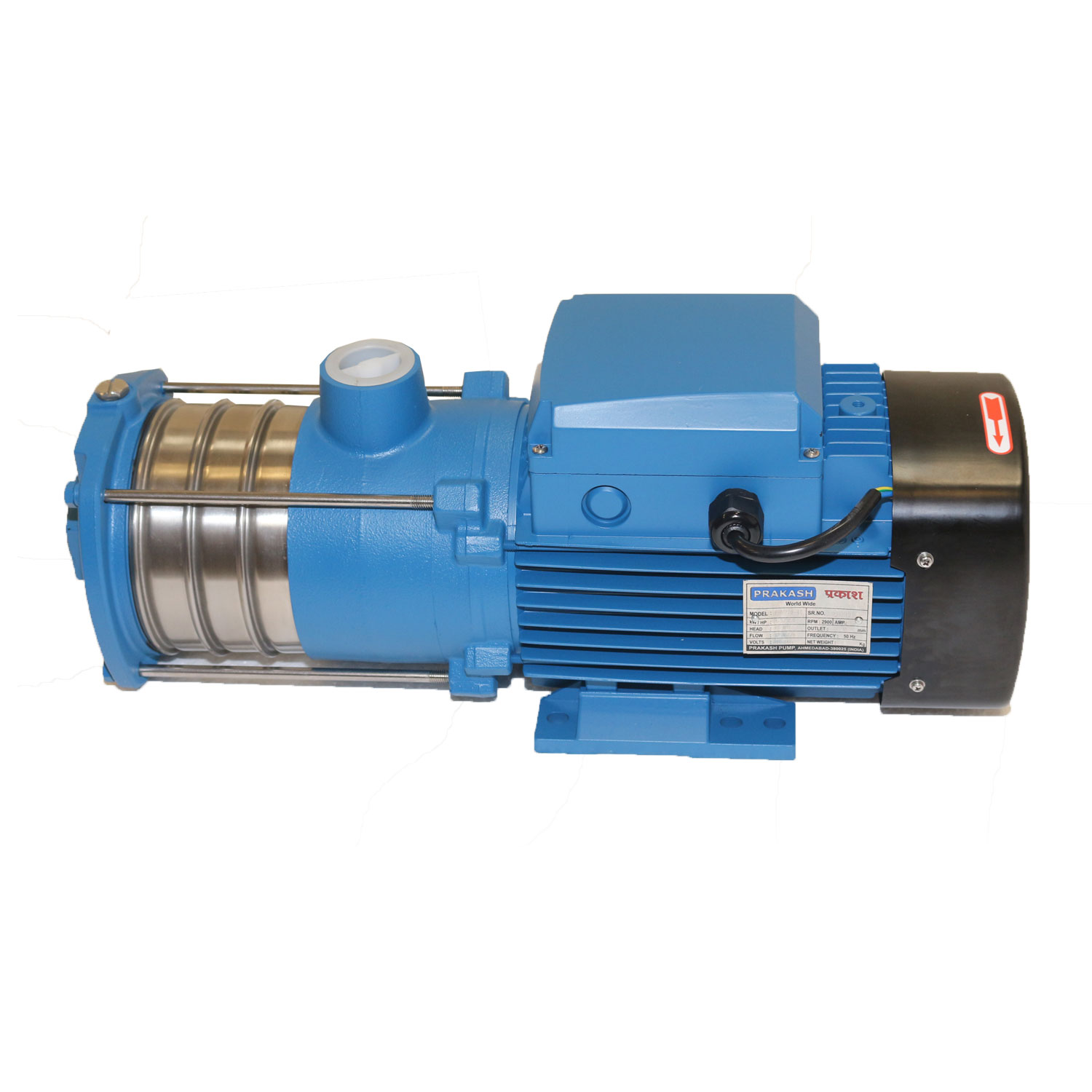 Prakash 1.5 HP Horizontal Multistage Pump PHMP10-30